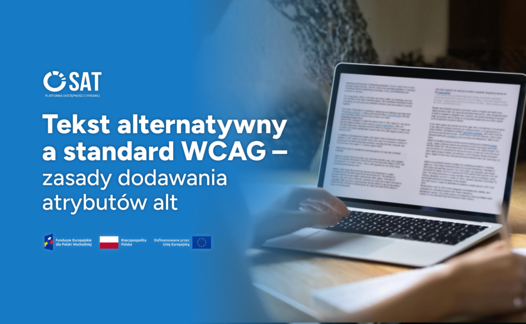Tekst alternatywny a standard WCAG – zasady dodawania atrybutów alt